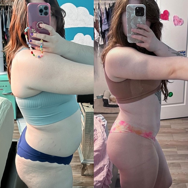 Client transformation — Toning & sculpting